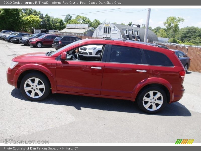 Inferno Red Crystal Pearl Coat / Dark Slate Gray 2010 Dodge Journey R/T AWD