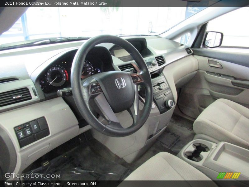 Polished Metal Metallic / Gray 2011 Honda Odyssey EX