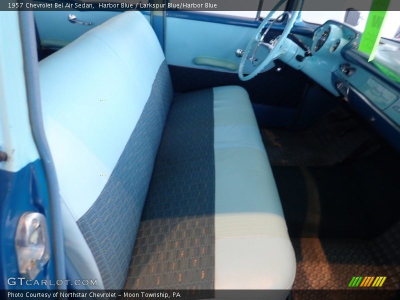 Harbor Blue / Larkspur Blue/Harbor Blue 1957 Chevrolet Bel Air Sedan