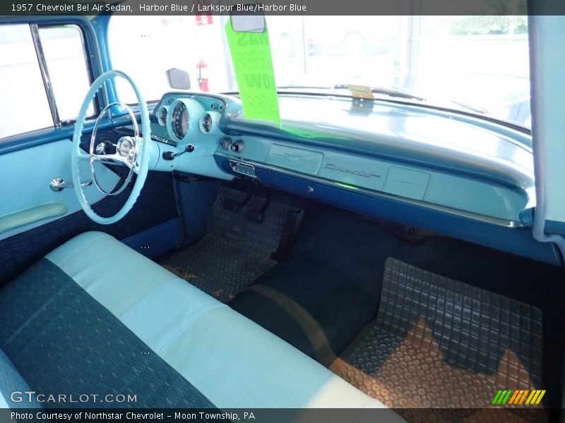  1957 Bel Air Sedan Larkspur Blue/Harbor Blue Interior