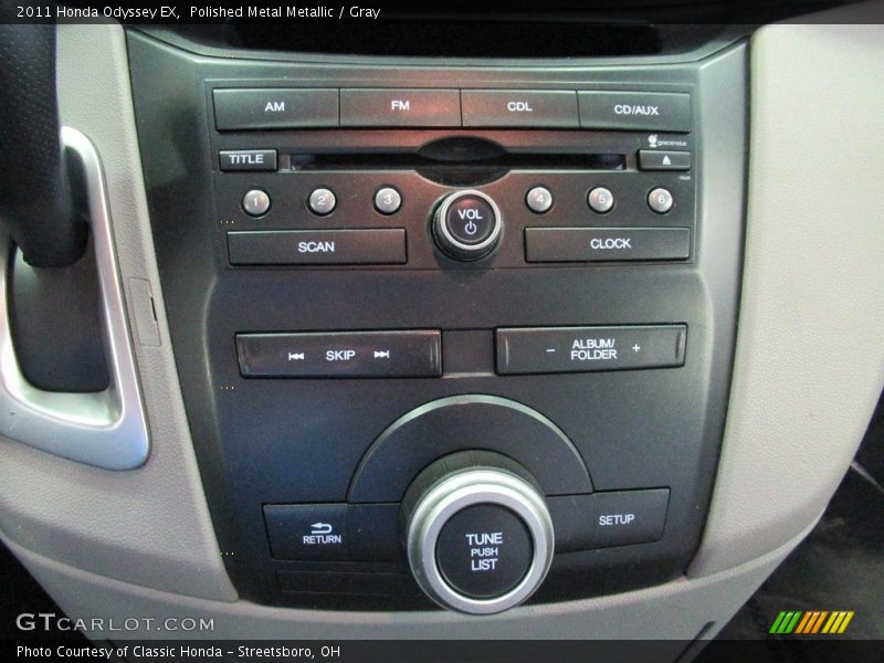 Polished Metal Metallic / Gray 2011 Honda Odyssey EX
