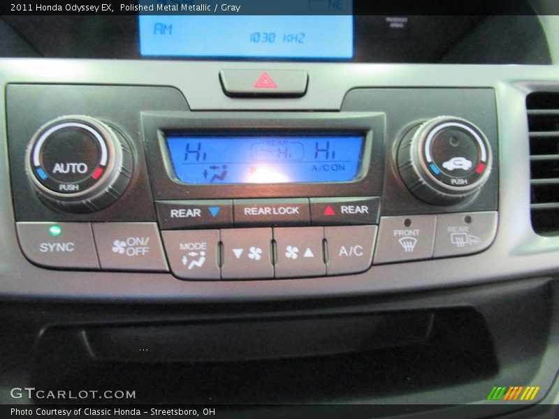 Polished Metal Metallic / Gray 2011 Honda Odyssey EX