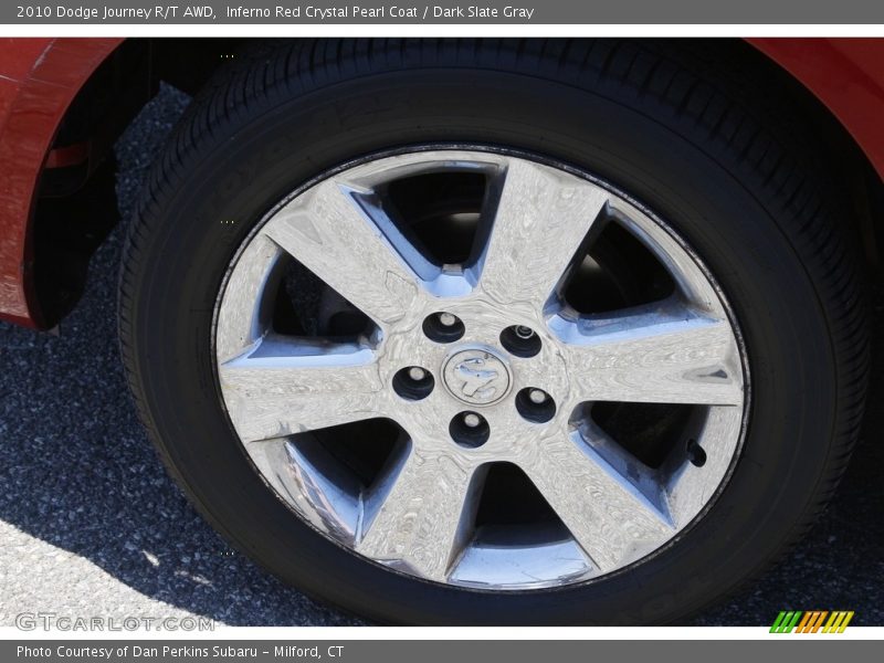 Inferno Red Crystal Pearl Coat / Dark Slate Gray 2010 Dodge Journey R/T AWD