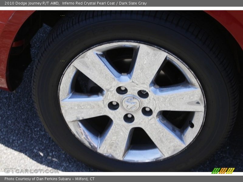 Inferno Red Crystal Pearl Coat / Dark Slate Gray 2010 Dodge Journey R/T AWD