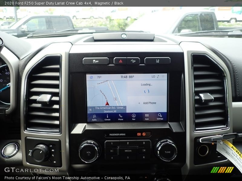 Navigation of 2020 F250 Super Duty Lariat Crew Cab 4x4