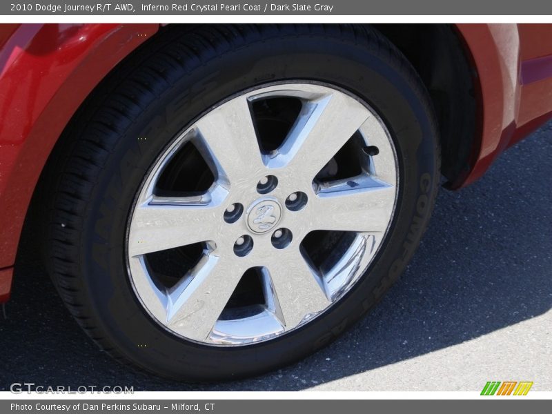 Inferno Red Crystal Pearl Coat / Dark Slate Gray 2010 Dodge Journey R/T AWD