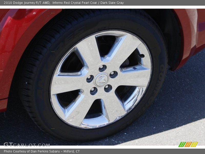 Inferno Red Crystal Pearl Coat / Dark Slate Gray 2010 Dodge Journey R/T AWD