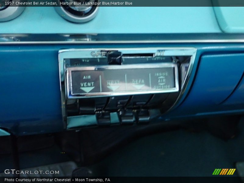 Harbor Blue / Larkspur Blue/Harbor Blue 1957 Chevrolet Bel Air Sedan