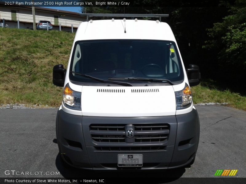 Bright White / Gray 2017 Ram ProMaster 2500 High Roof Cargo Van