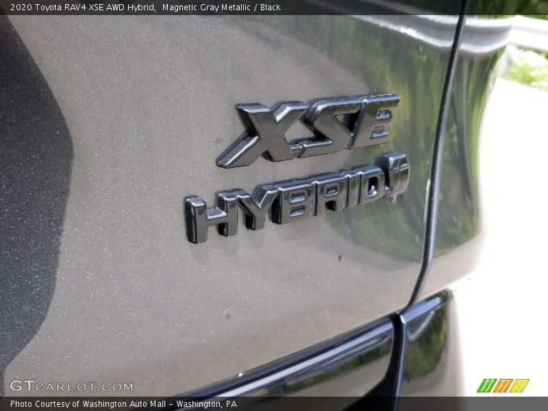 Magnetic Gray Metallic / Black 2020 Toyota RAV4 XSE AWD Hybrid
