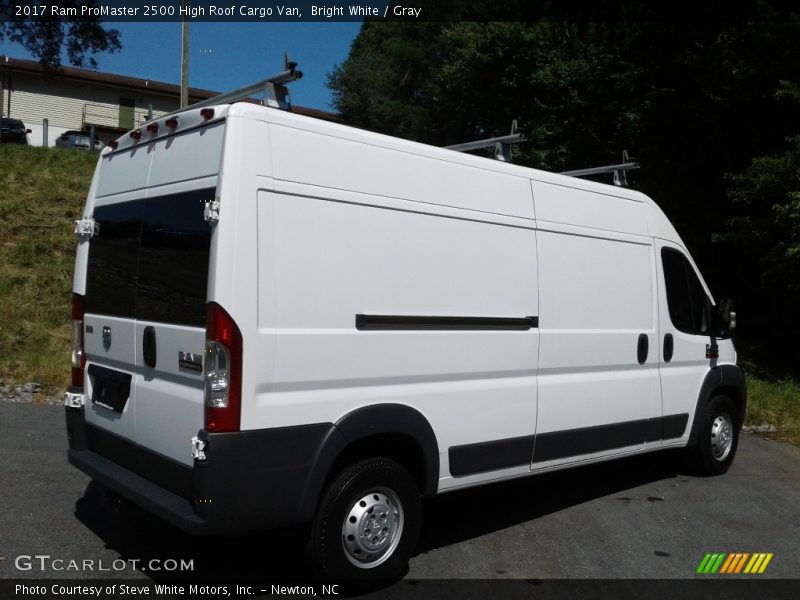 Bright White / Gray 2017 Ram ProMaster 2500 High Roof Cargo Van