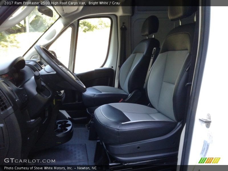 Bright White / Gray 2017 Ram ProMaster 2500 High Roof Cargo Van