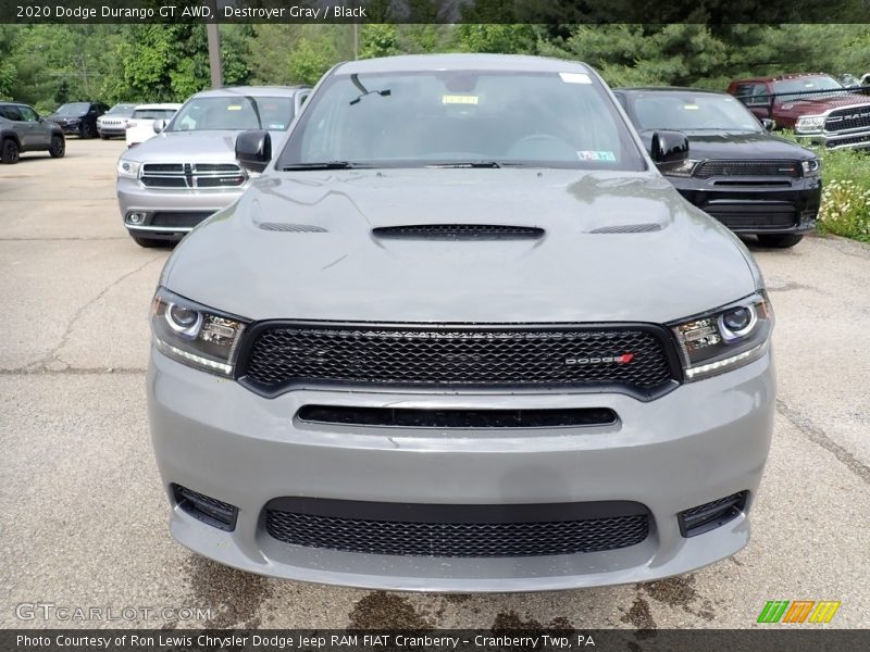 Destroyer Gray / Black 2020 Dodge Durango GT AWD