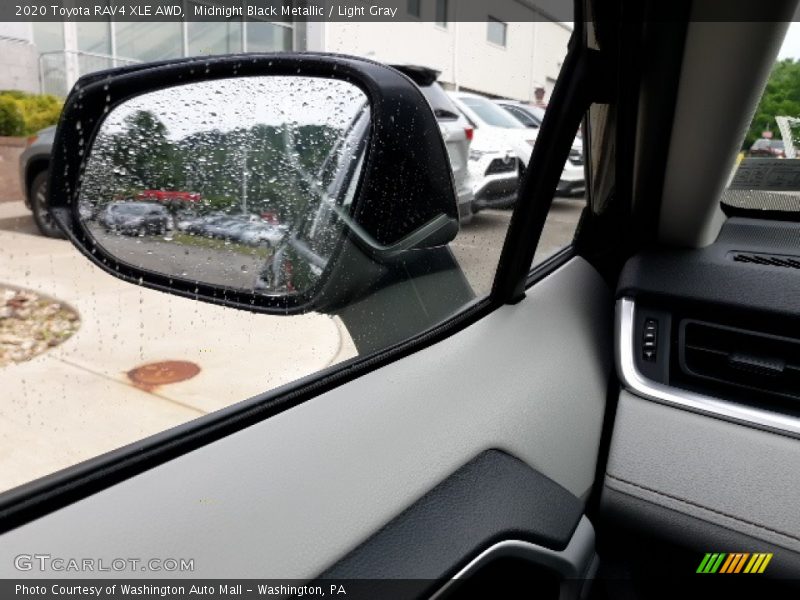 Midnight Black Metallic / Light Gray 2020 Toyota RAV4 XLE AWD
