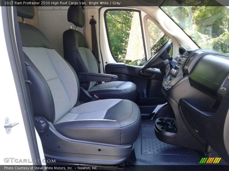 Bright White / Gray 2017 Ram ProMaster 2500 High Roof Cargo Van