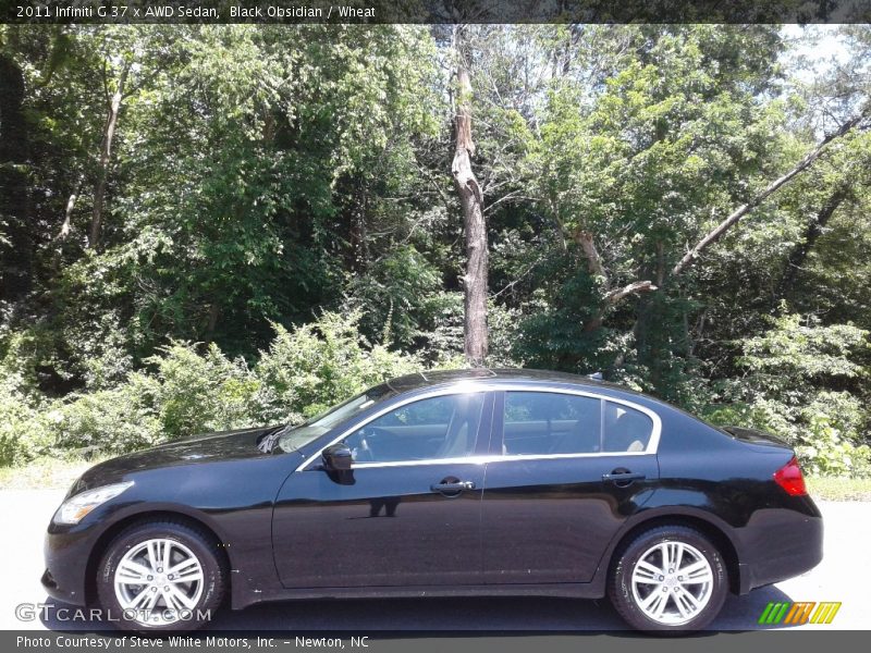 Black Obsidian / Wheat 2011 Infiniti G 37 x AWD Sedan