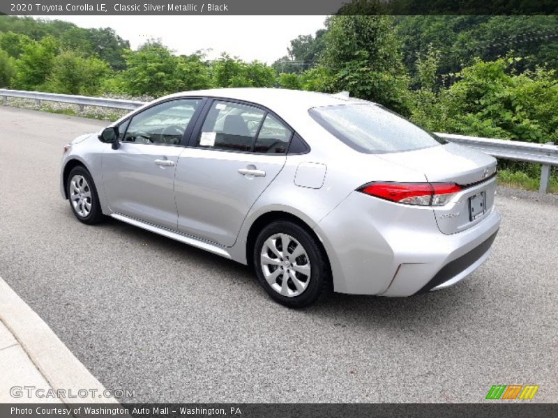 Classic Silver Metallic / Black 2020 Toyota Corolla LE