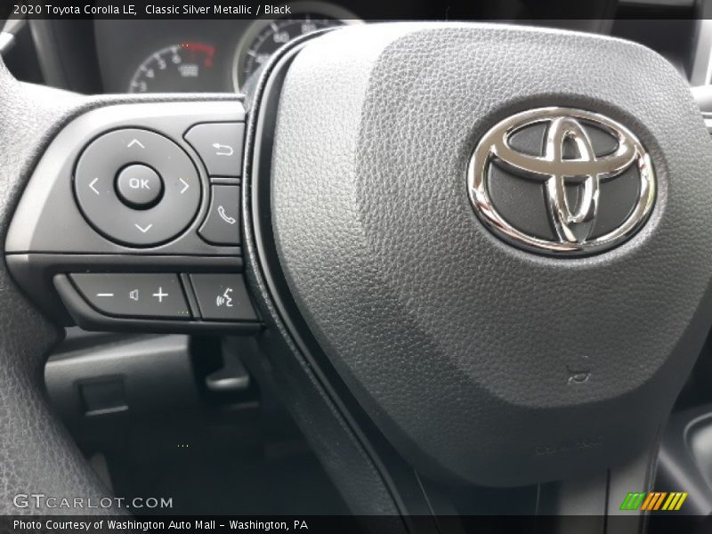 Classic Silver Metallic / Black 2020 Toyota Corolla LE