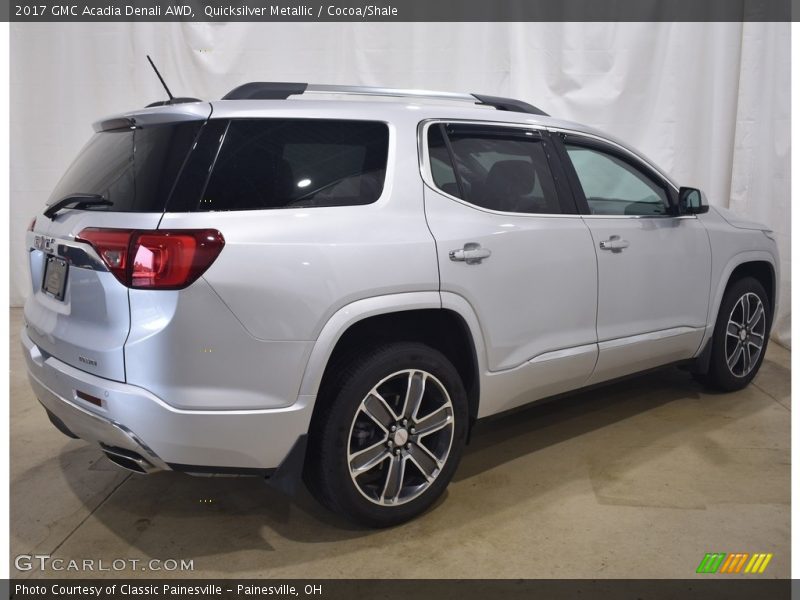 Quicksilver Metallic / Cocoa/Shale 2017 GMC Acadia Denali AWD