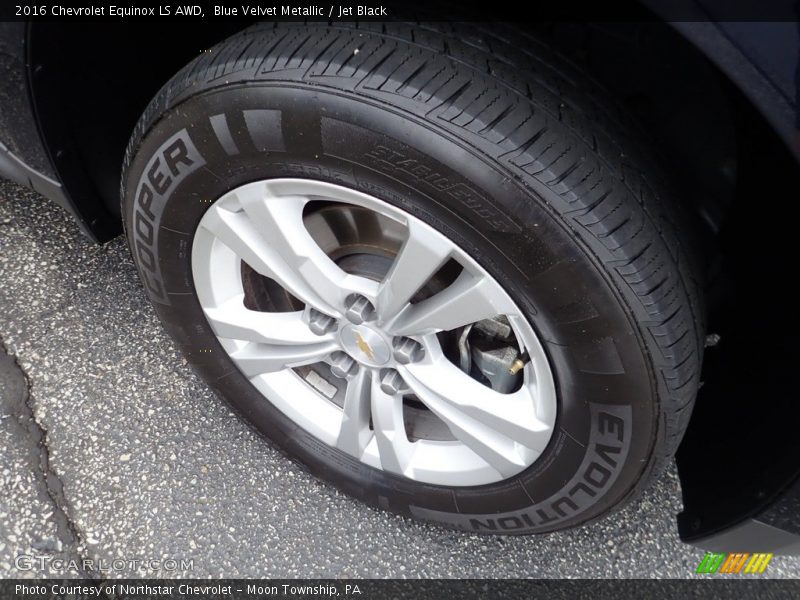 Blue Velvet Metallic / Jet Black 2016 Chevrolet Equinox LS AWD