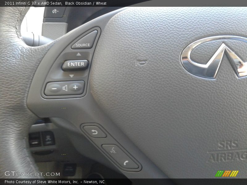 Black Obsidian / Wheat 2011 Infiniti G 37 x AWD Sedan