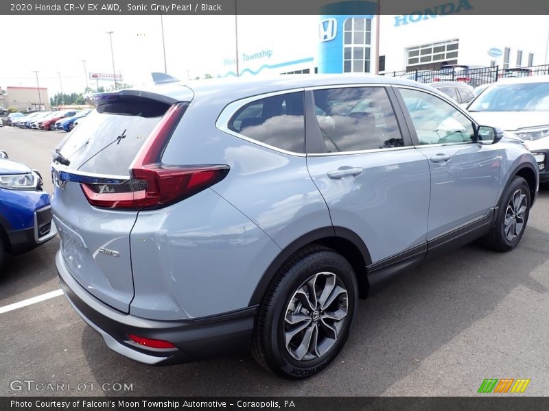 Sonic Gray Pearl / Black 2020 Honda CR-V EX AWD