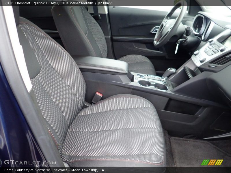 Blue Velvet Metallic / Jet Black 2016 Chevrolet Equinox LS AWD