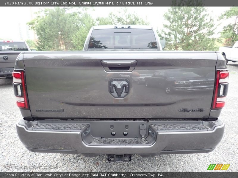Granite Crystal Metallic / Black/Diesel Gray 2020 Ram 3500 Big Horn Crew Cab 4x4