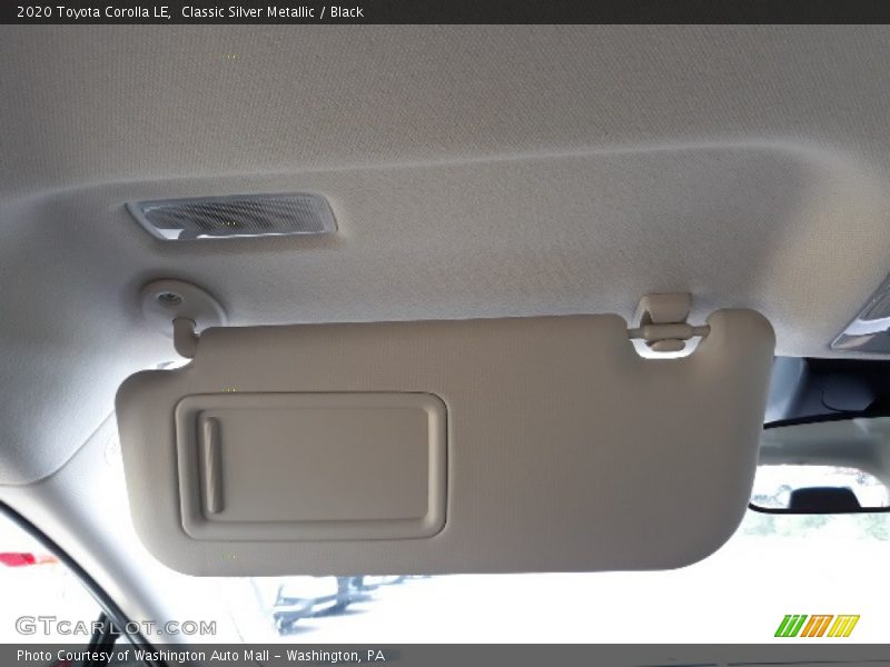 Classic Silver Metallic / Black 2020 Toyota Corolla LE