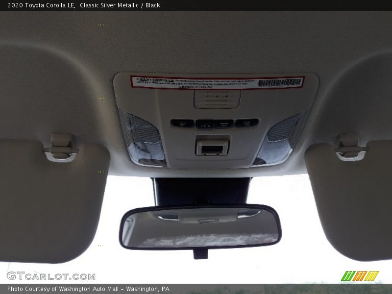 Classic Silver Metallic / Black 2020 Toyota Corolla LE
