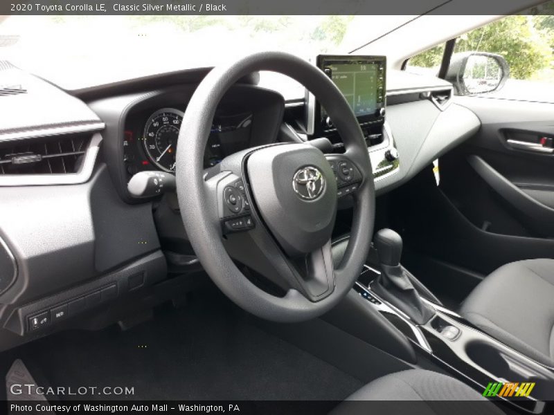 Classic Silver Metallic / Black 2020 Toyota Corolla LE
