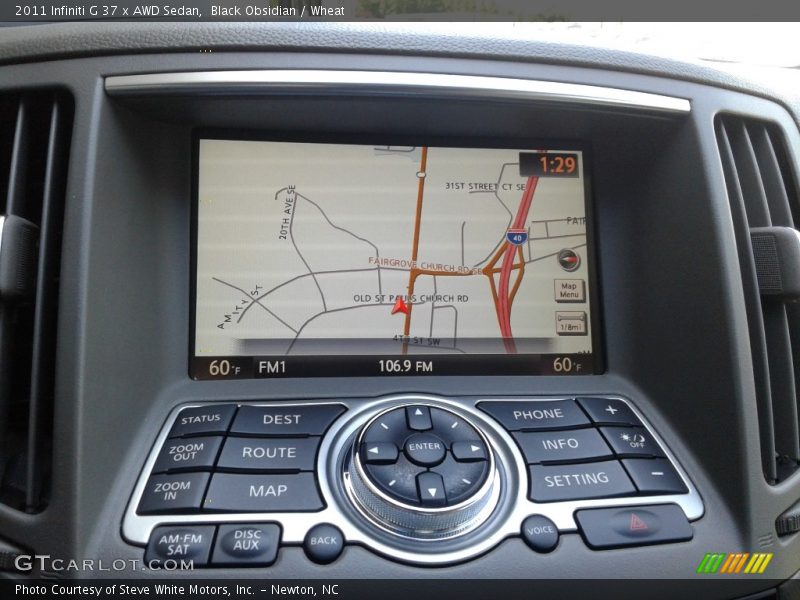 Black Obsidian / Wheat 2011 Infiniti G 37 x AWD Sedan