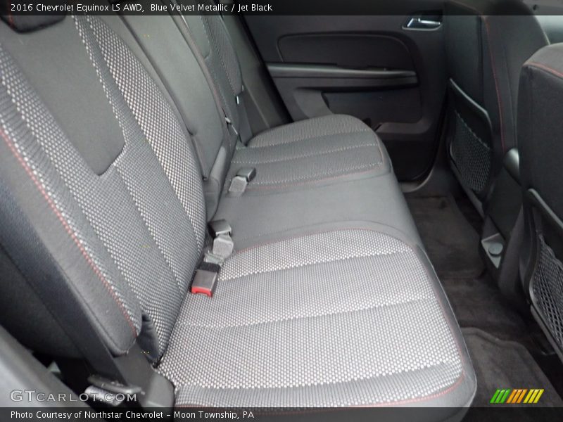 Blue Velvet Metallic / Jet Black 2016 Chevrolet Equinox LS AWD