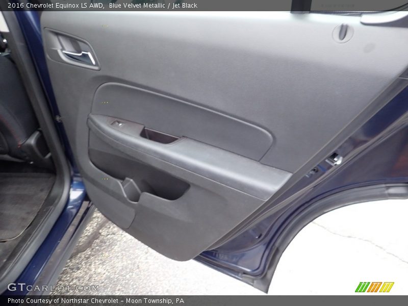 Blue Velvet Metallic / Jet Black 2016 Chevrolet Equinox LS AWD