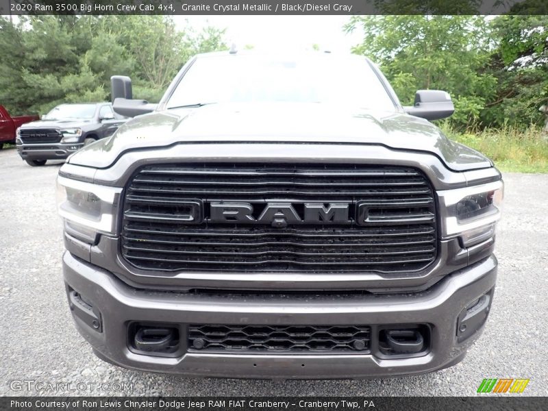 Granite Crystal Metallic / Black/Diesel Gray 2020 Ram 3500 Big Horn Crew Cab 4x4