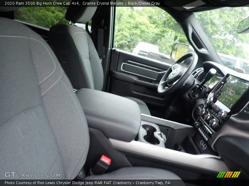 Front Seat of 2020 3500 Big Horn Crew Cab 4x4