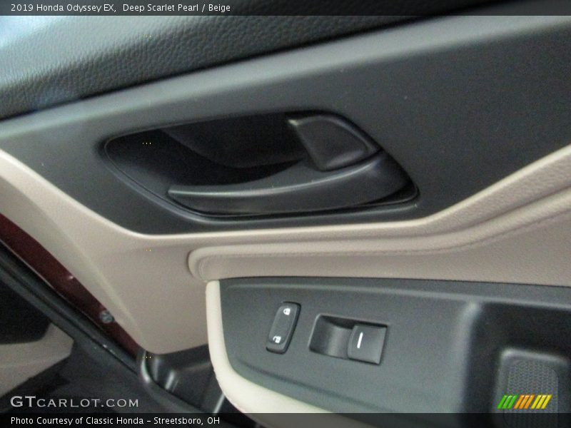Deep Scarlet Pearl / Beige 2019 Honda Odyssey EX