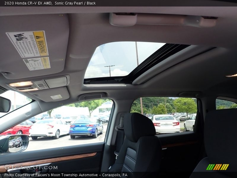Sonic Gray Pearl / Black 2020 Honda CR-V EX AWD