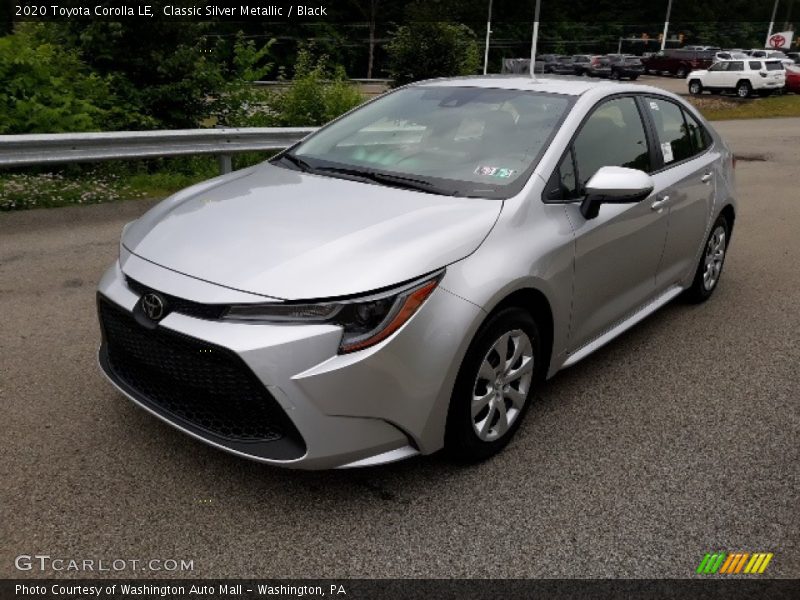 Classic Silver Metallic / Black 2020 Toyota Corolla LE