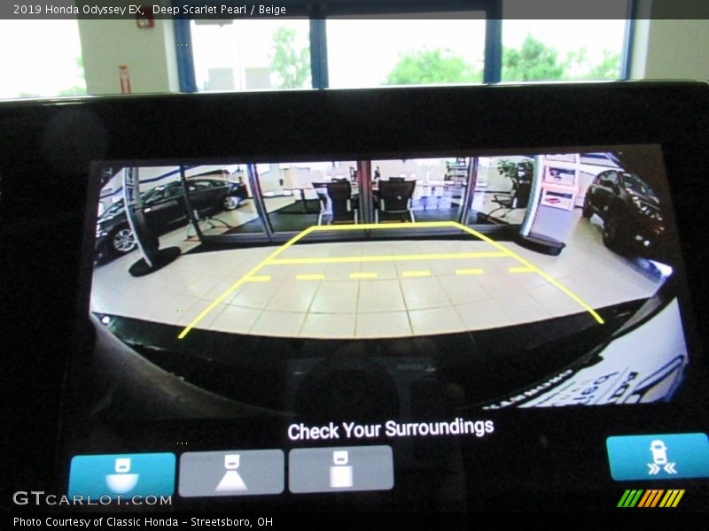 Deep Scarlet Pearl / Beige 2019 Honda Odyssey EX