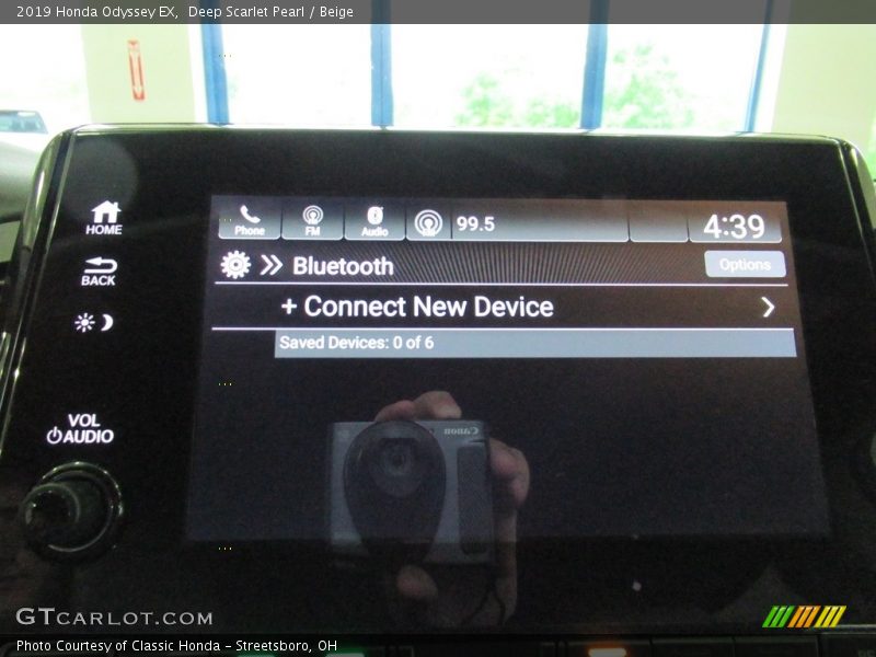 Deep Scarlet Pearl / Beige 2019 Honda Odyssey EX