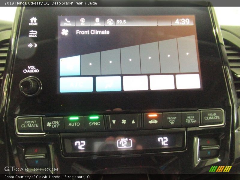 Deep Scarlet Pearl / Beige 2019 Honda Odyssey EX