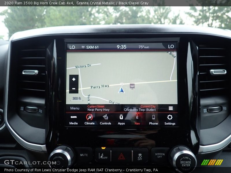 Navigation of 2020 3500 Big Horn Crew Cab 4x4