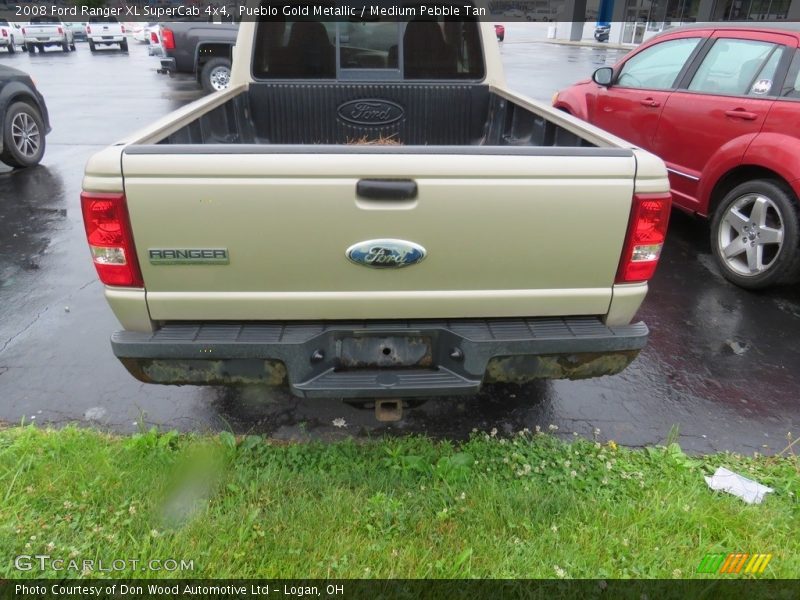 Pueblo Gold Metallic / Medium Pebble Tan 2008 Ford Ranger XL SuperCab 4x4