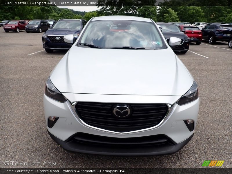Ceramic Metallic / Black 2020 Mazda CX-3 Sport AWD