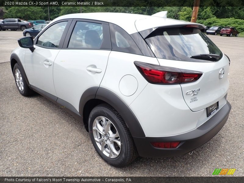 Ceramic Metallic / Black 2020 Mazda CX-3 Sport AWD