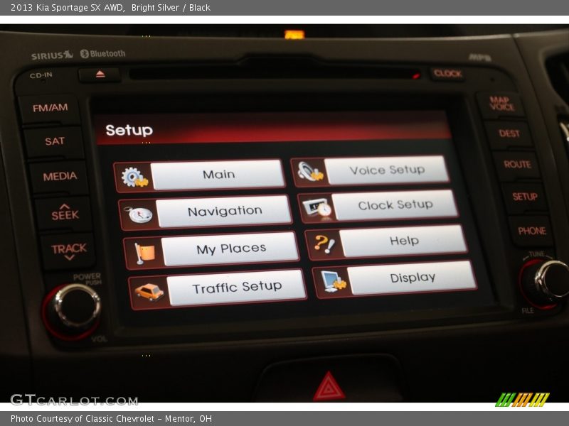 Controls of 2013 Sportage SX AWD