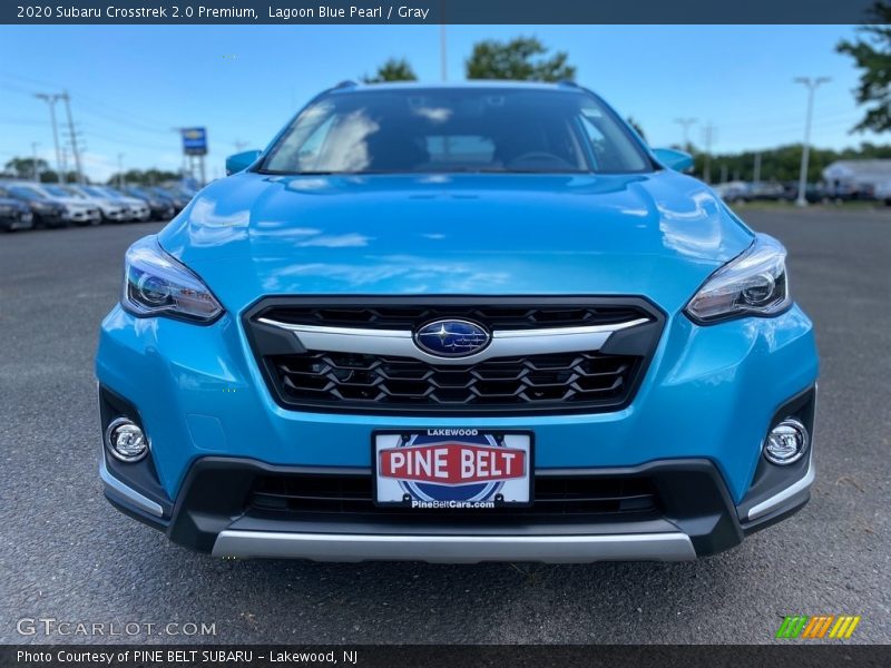 Lagoon Blue Pearl / Gray 2020 Subaru Crosstrek 2.0 Premium
