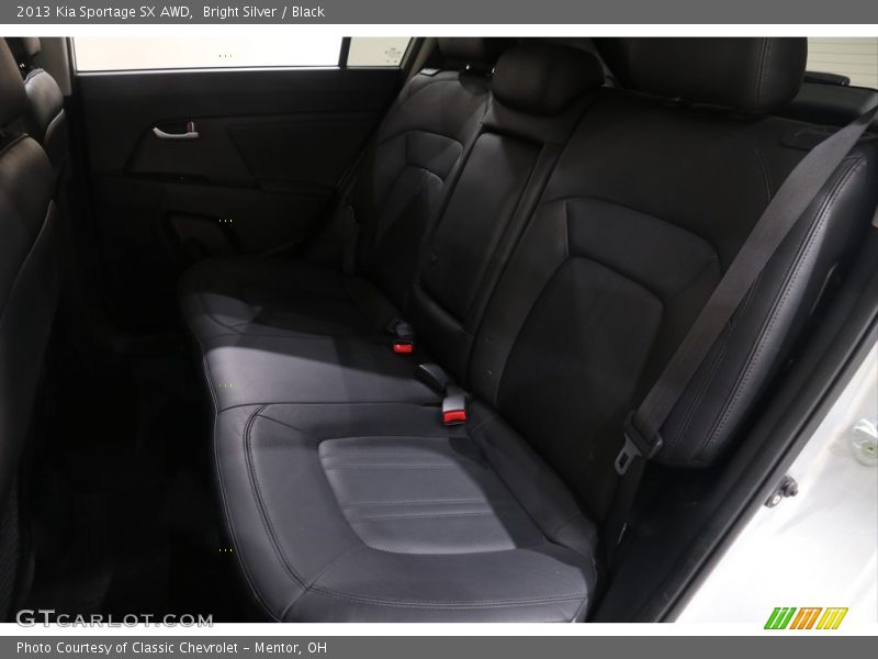 Bright Silver / Black 2013 Kia Sportage SX AWD