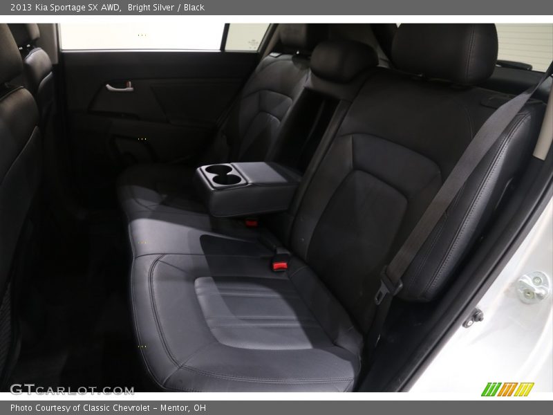Bright Silver / Black 2013 Kia Sportage SX AWD
